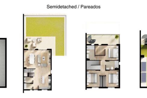 PLANOS AGRUPADOS 880 x 370 - SEMIDETACHED V - Abril 2024