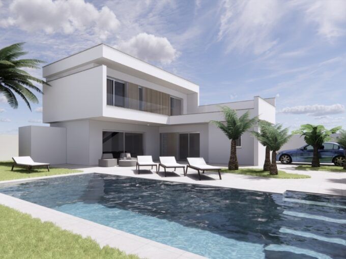 3-Bedroom Detached Villas with Private Pool, Just 1 km from the Sea in San Javier